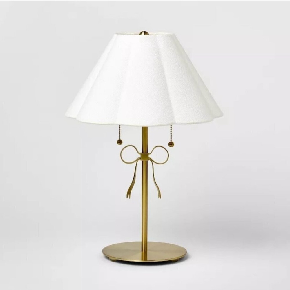 Stick Lamp with Bow Brass - Threshold Studio McGee Target Spring 2025 New in Box